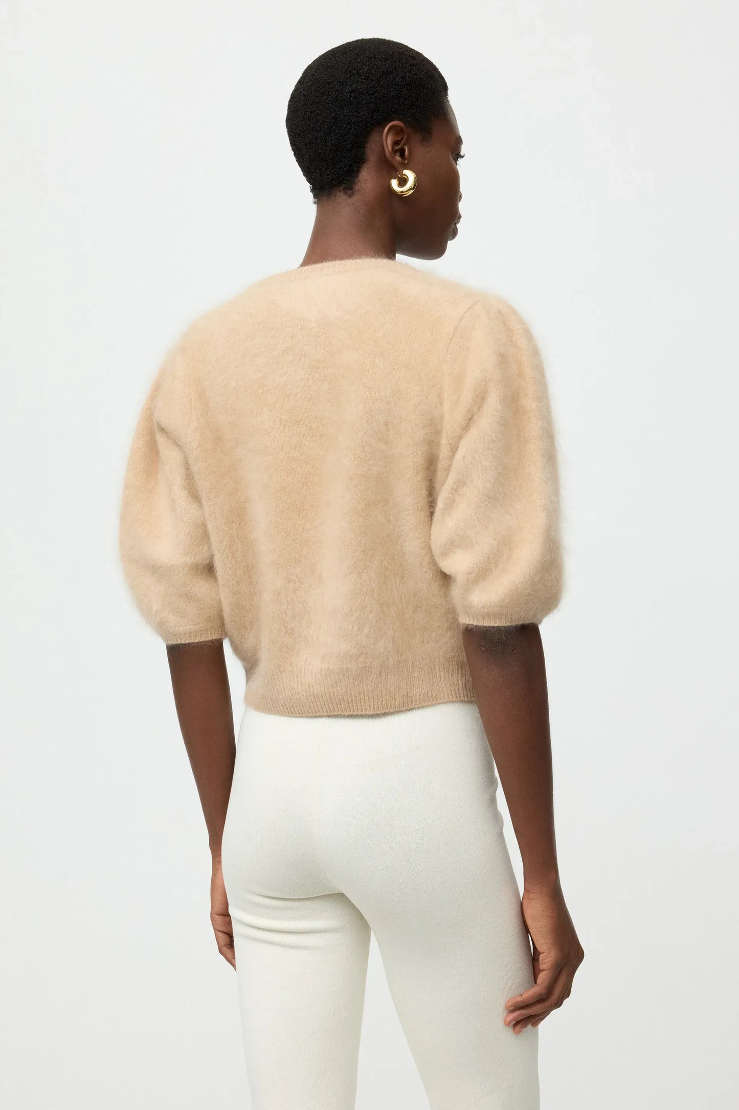 Pullover Brushed Top in Camel