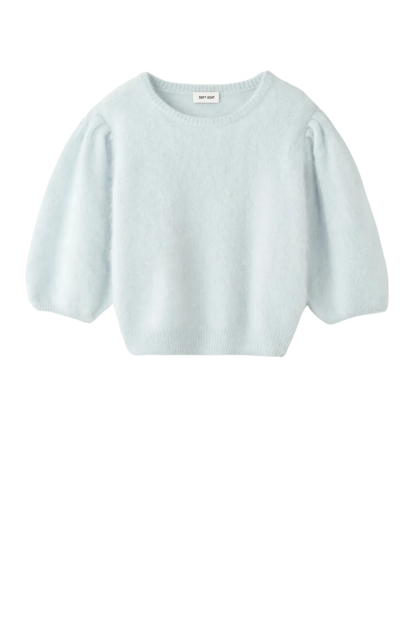 Pullover Brushed Top in Ice Blue