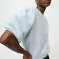 Pullover Brushed Top in Ice Blue
