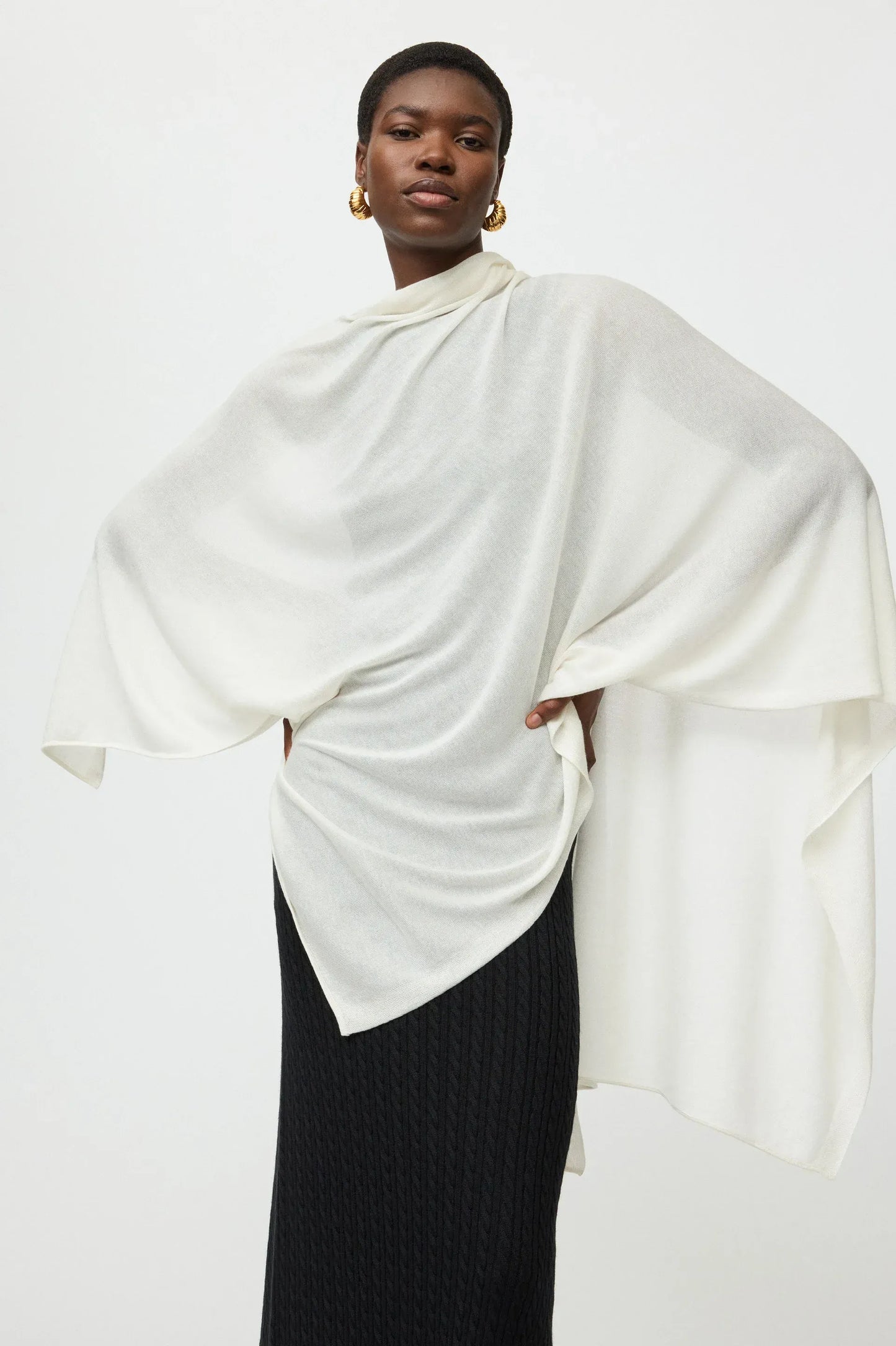 Sarong Featherlight in Feather White