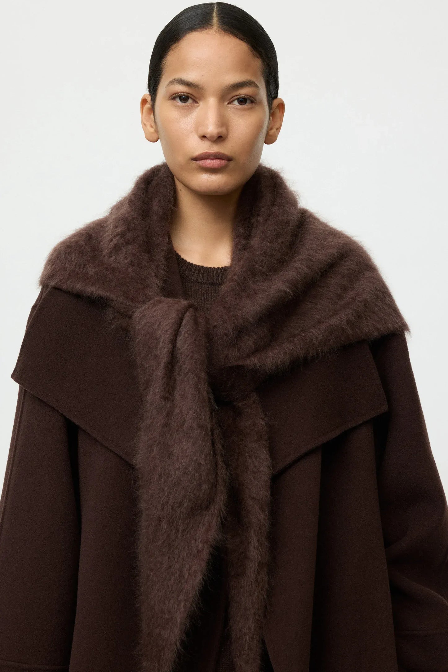 Schal Brushed Scarf in Mocha
