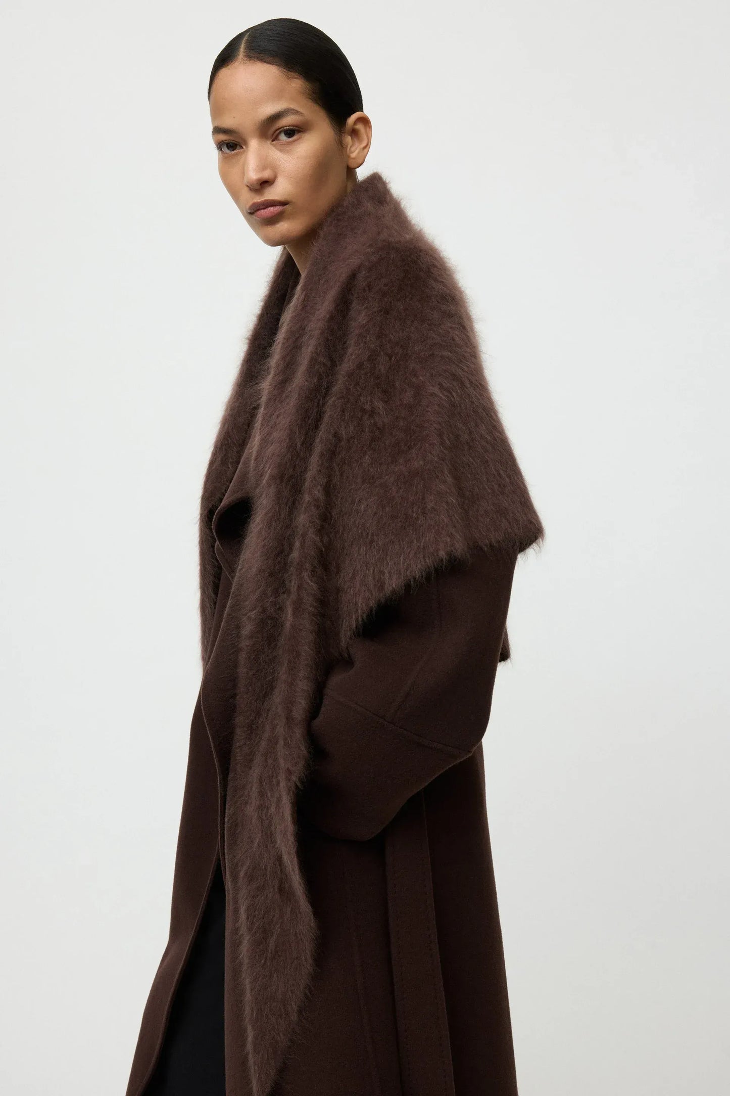 Schal Brushed Scarf in Mocha
