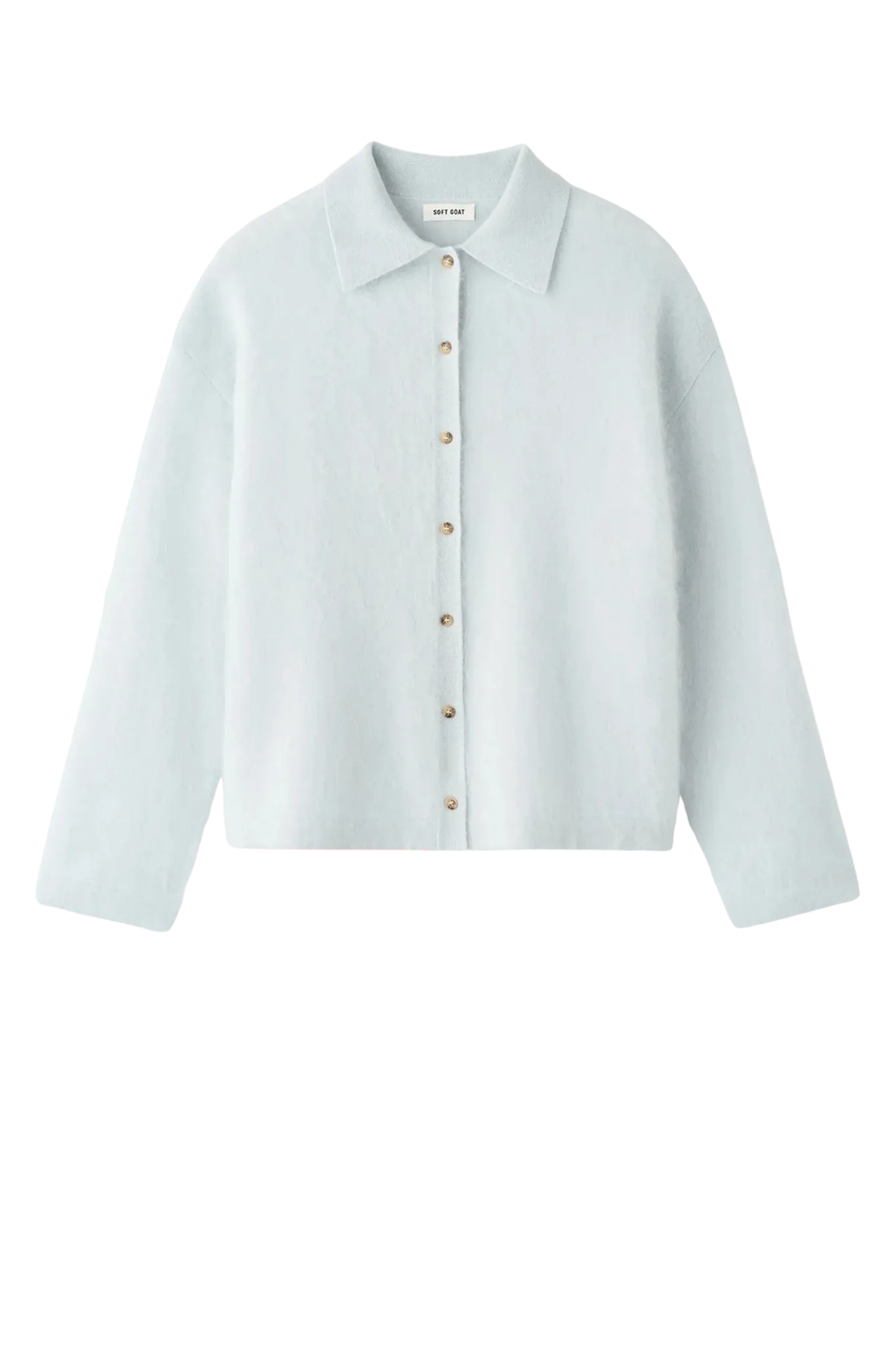 Shirt Brushed in Ice Blue