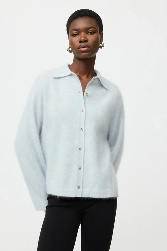 Shirt Brushed in Ice Blue