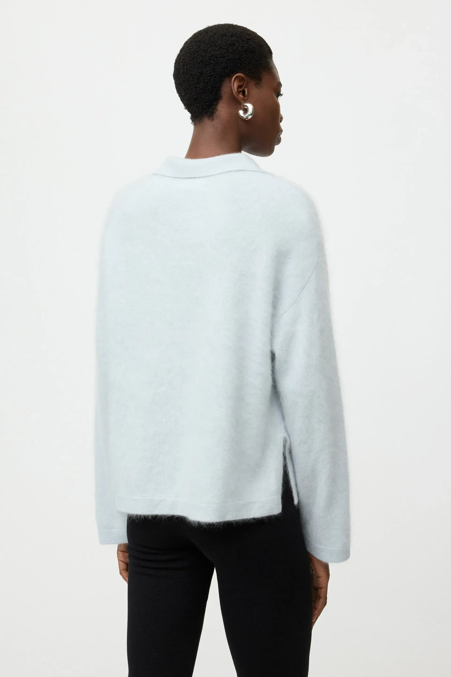 Shirt Brushed in Ice Blue