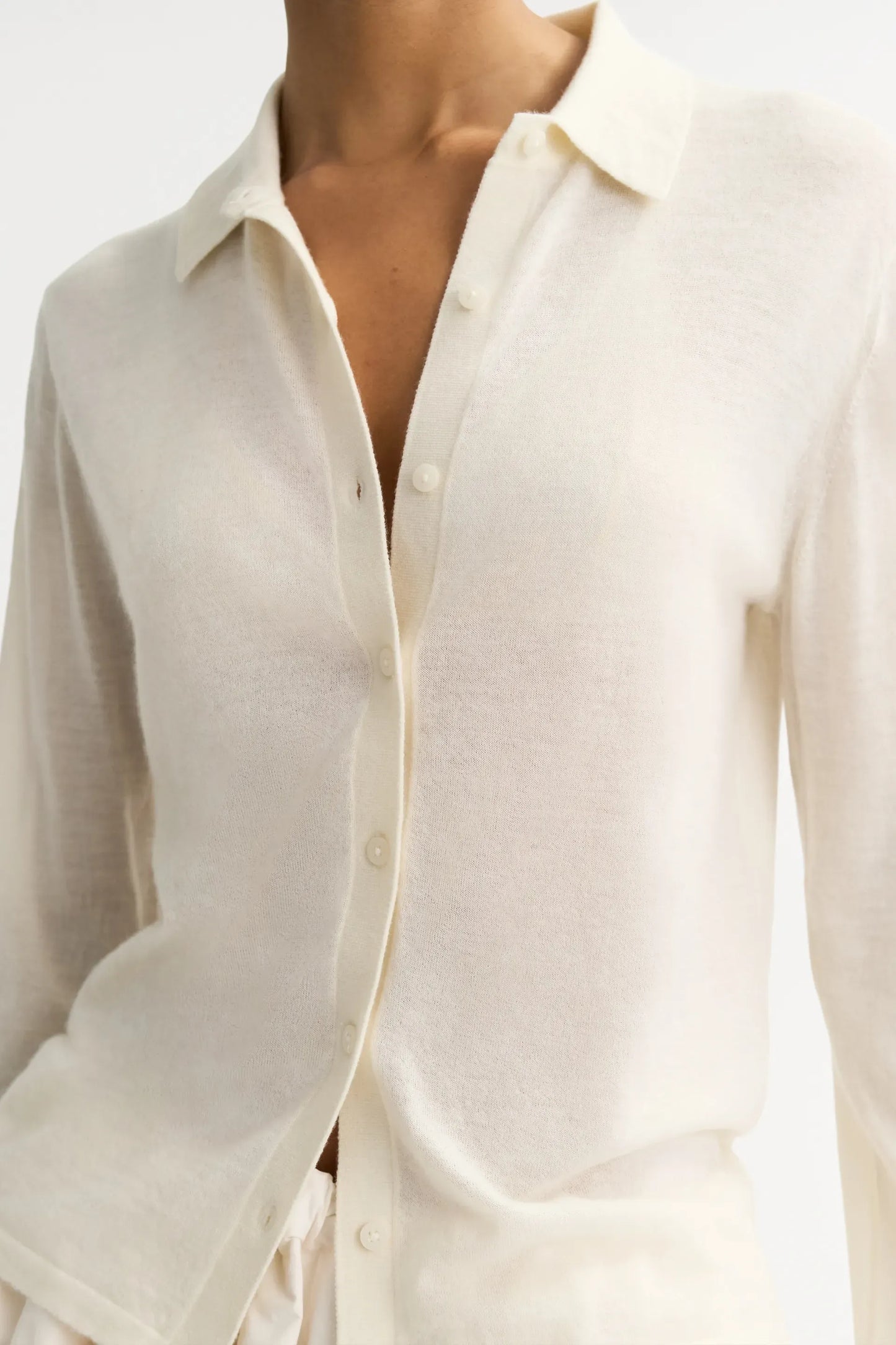 Shirt Featherlight in Bone