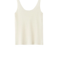 Top Featherlight Singlet in Feather White