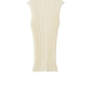 Top Featherlight Turtleneck Singlet in Bone