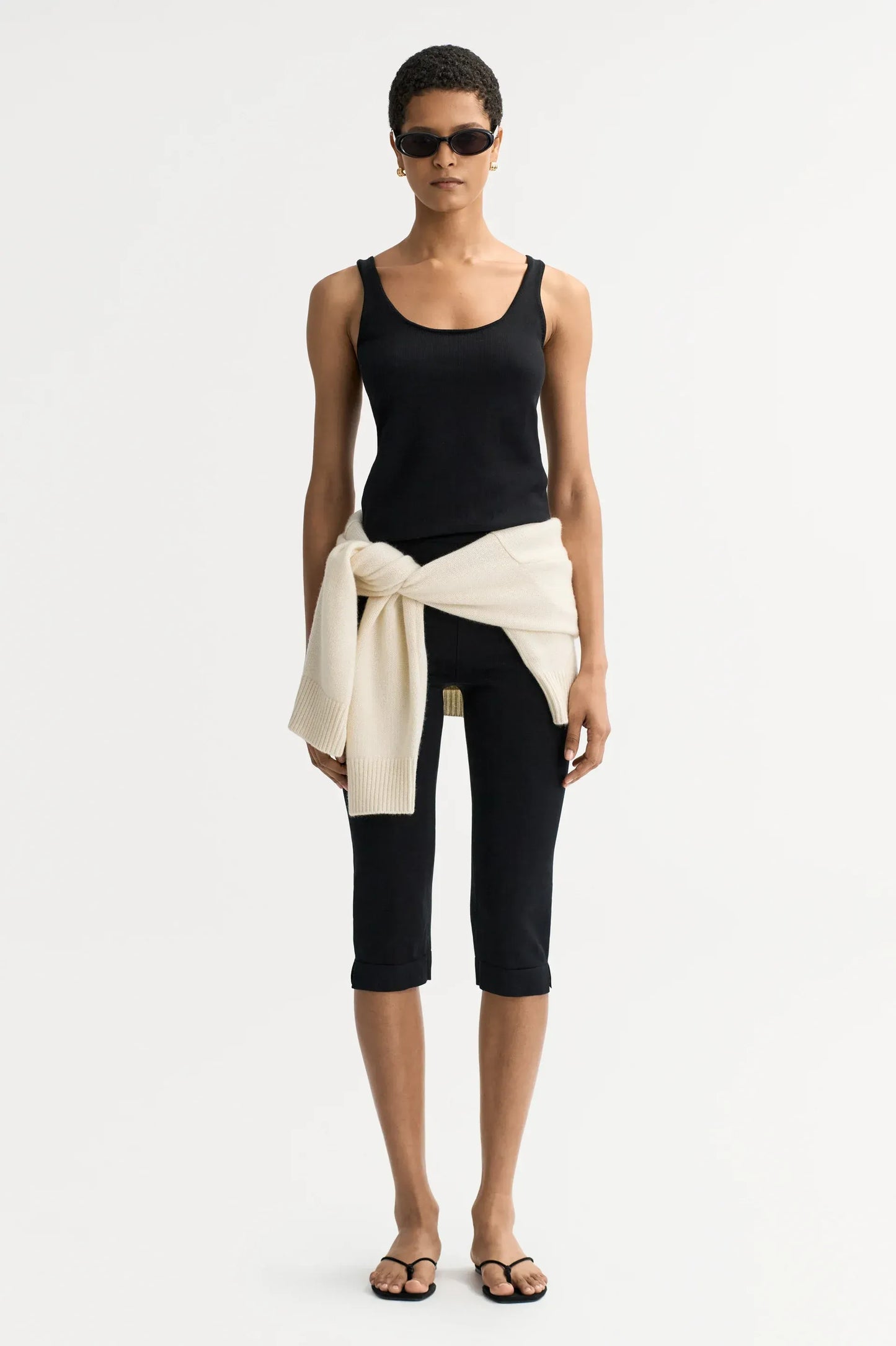 Top Singlet in Black