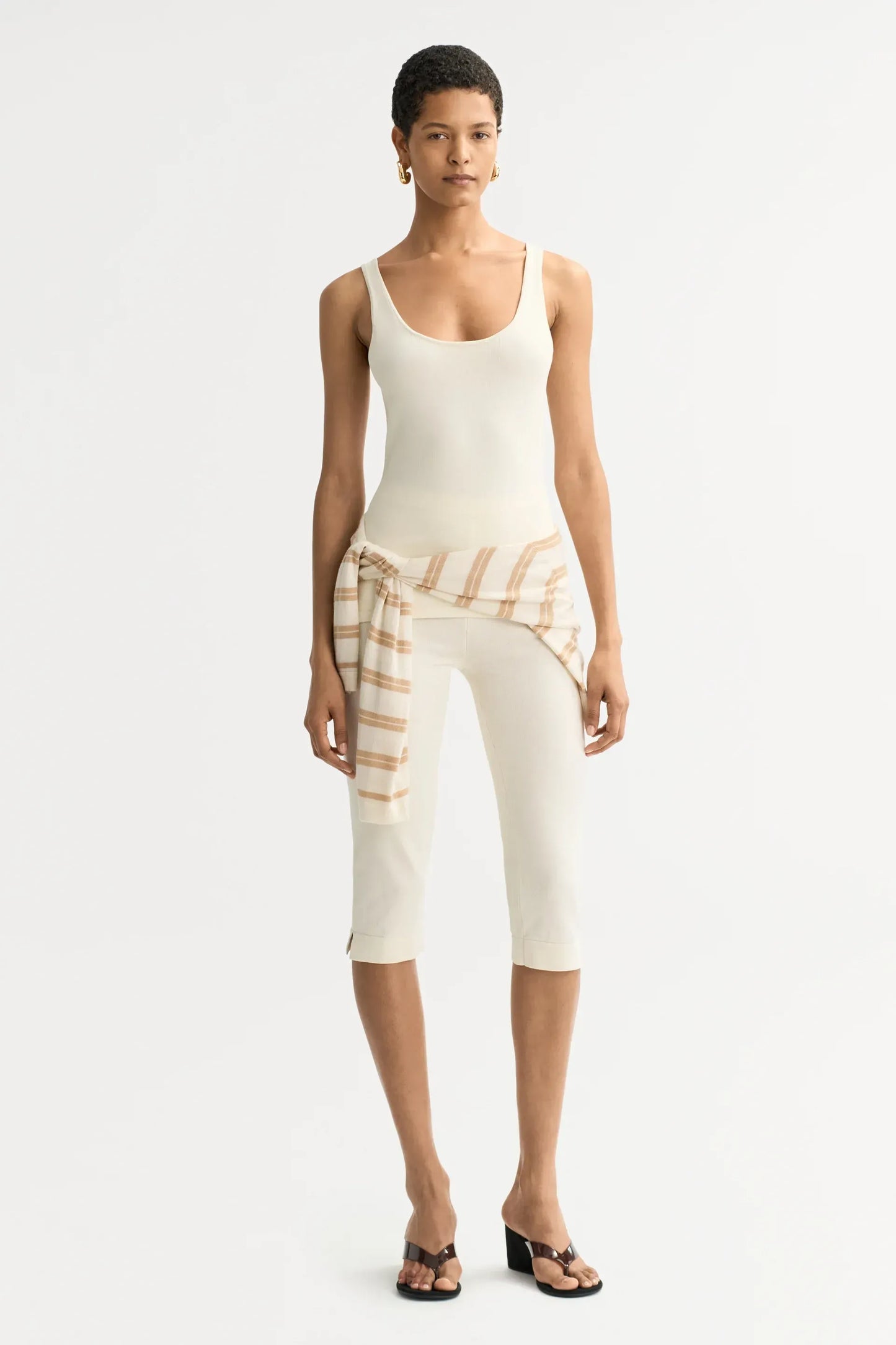 Top Singlet in Ivory