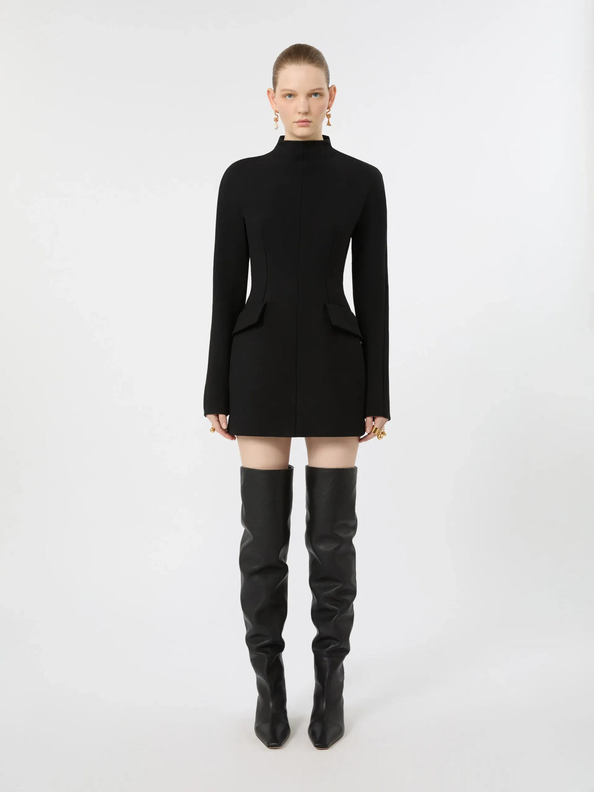 Kleid Tefrite in Schwarz