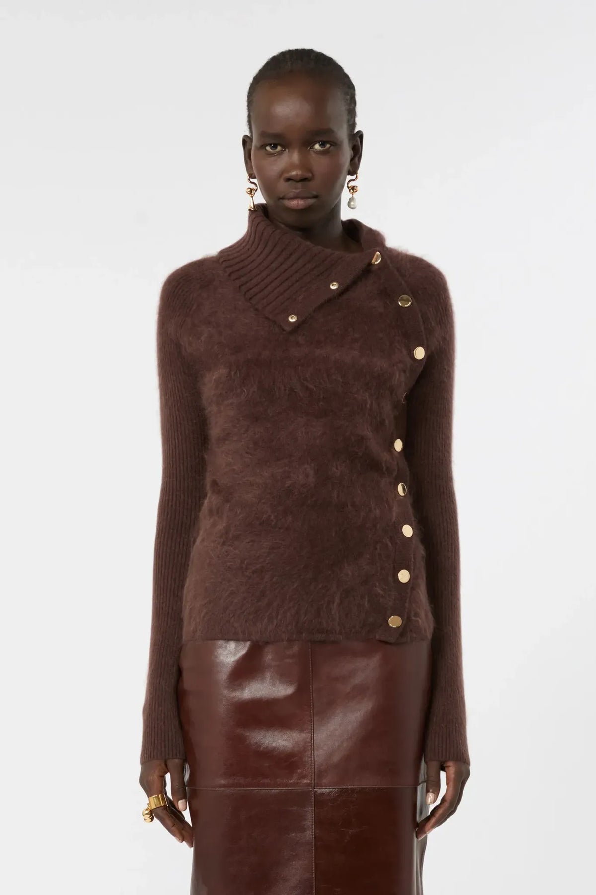 Pullover Boa in Schokolade