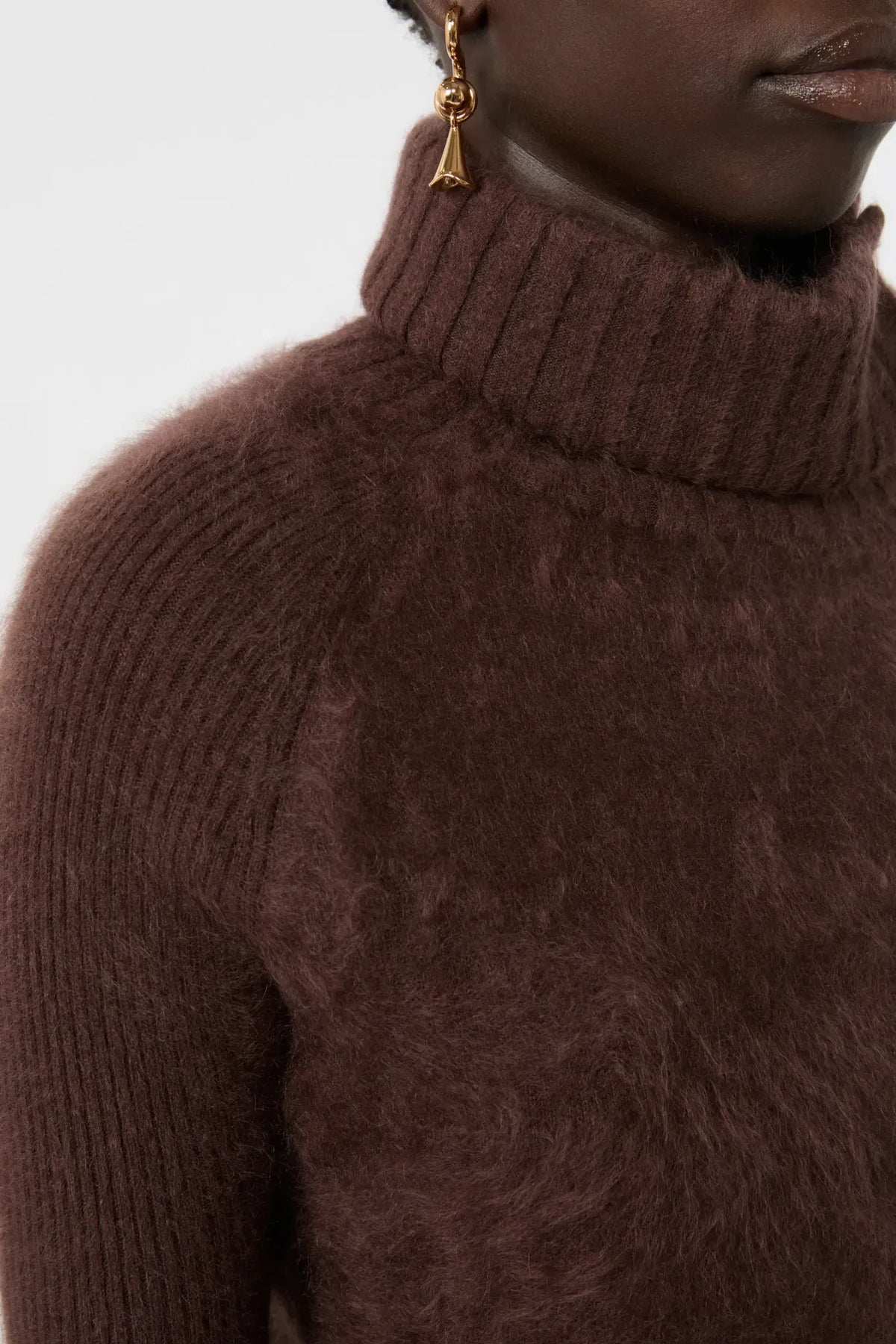 Pullover Boa in Schokolade