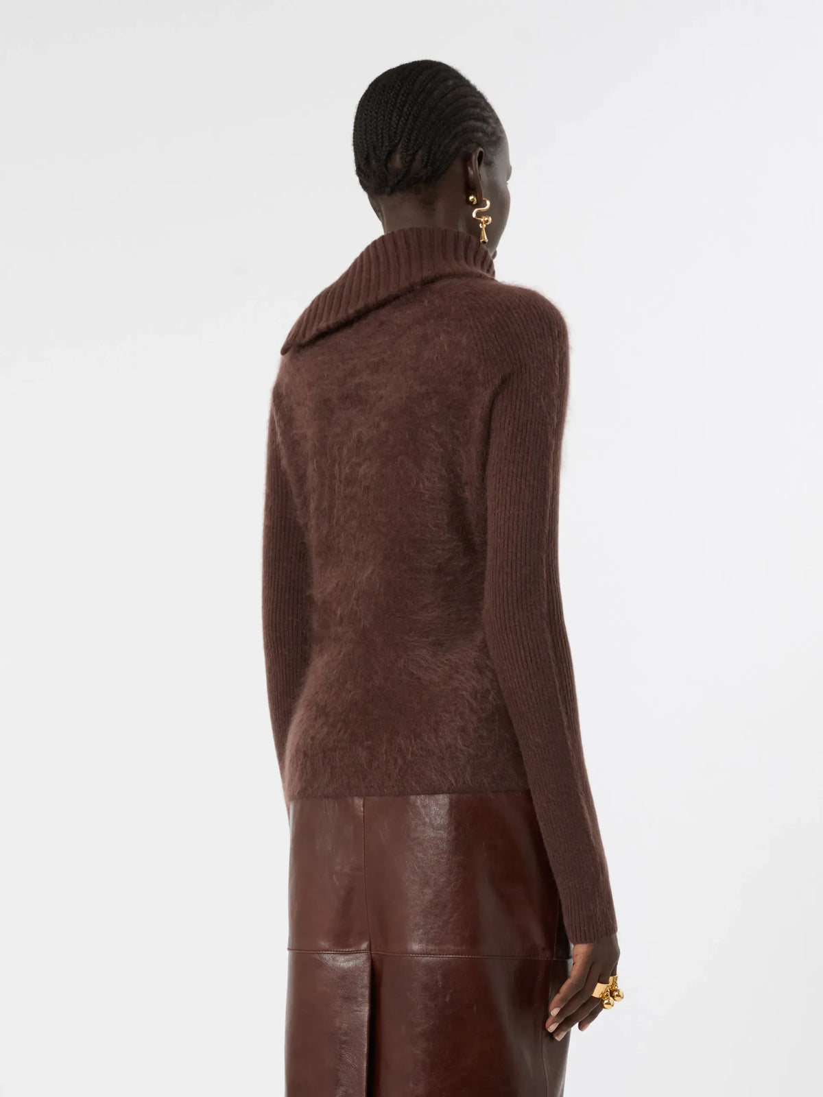 Pullover Boa in Schokolade