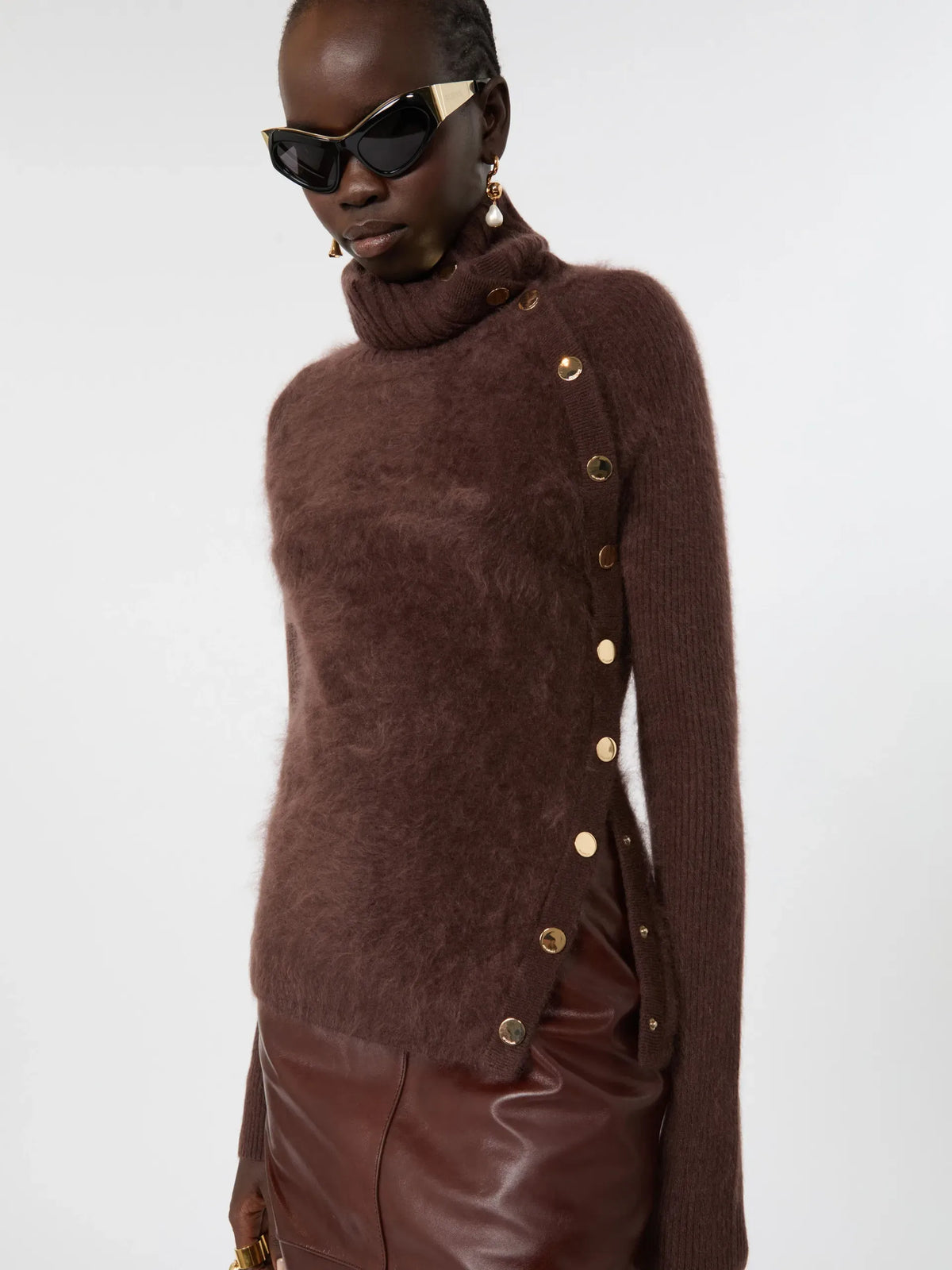 Pullover Boa in Schokolade