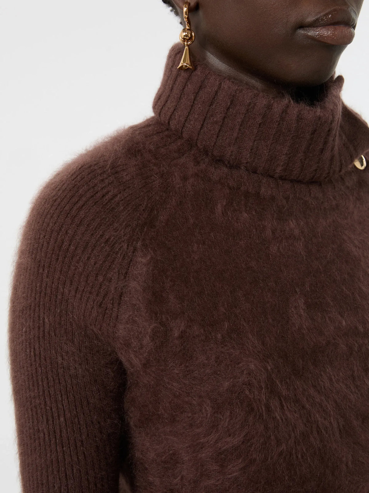 Pullover Boa in Schokolade
