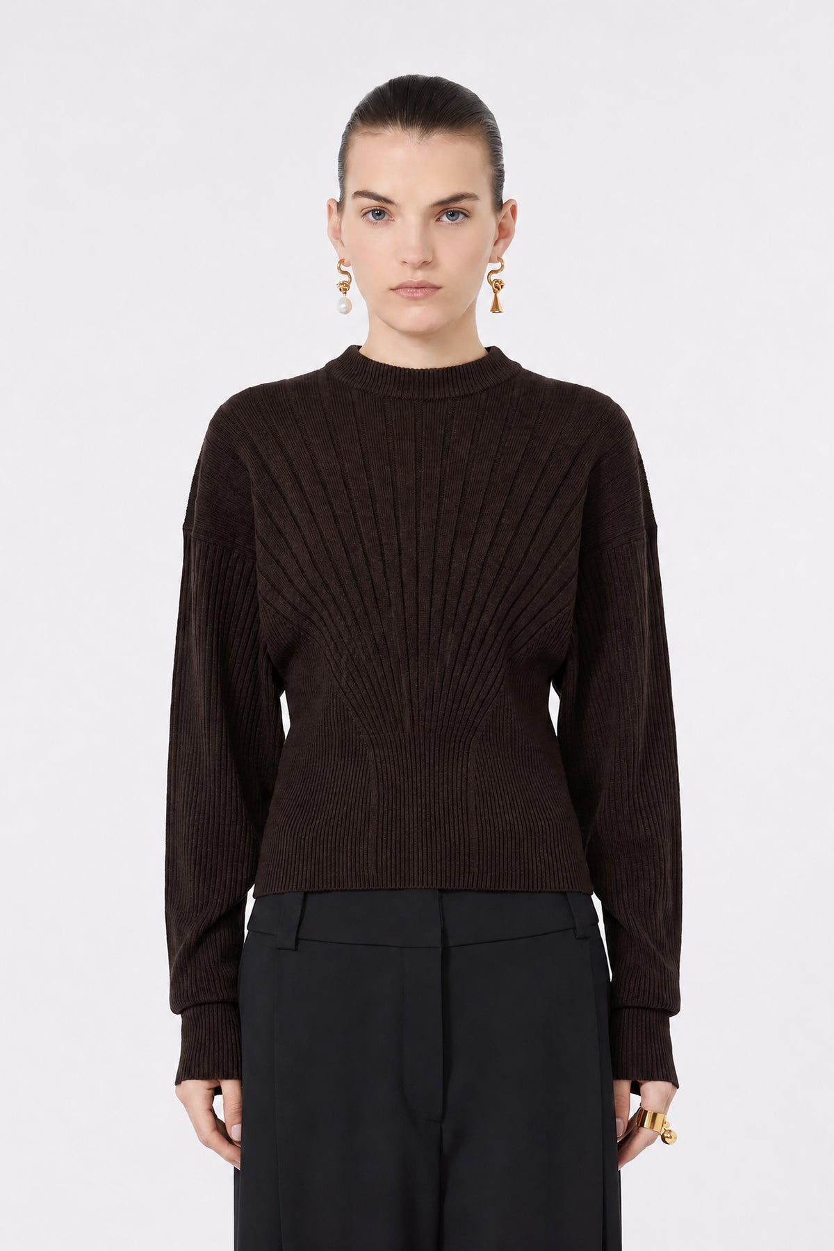 Pullover Latino in Schokolade