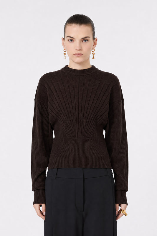 Pullover Latino in Schokolade