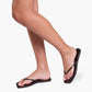 Flip-Flops Square Toe Lily Croc in Carob