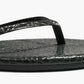 Flip-Flops Square Toe Lily Croc in Emerald