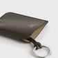 Leather in Bark Keyring