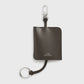 Leather in Bark Keyring