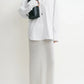 Raw Raglan Shirt in White