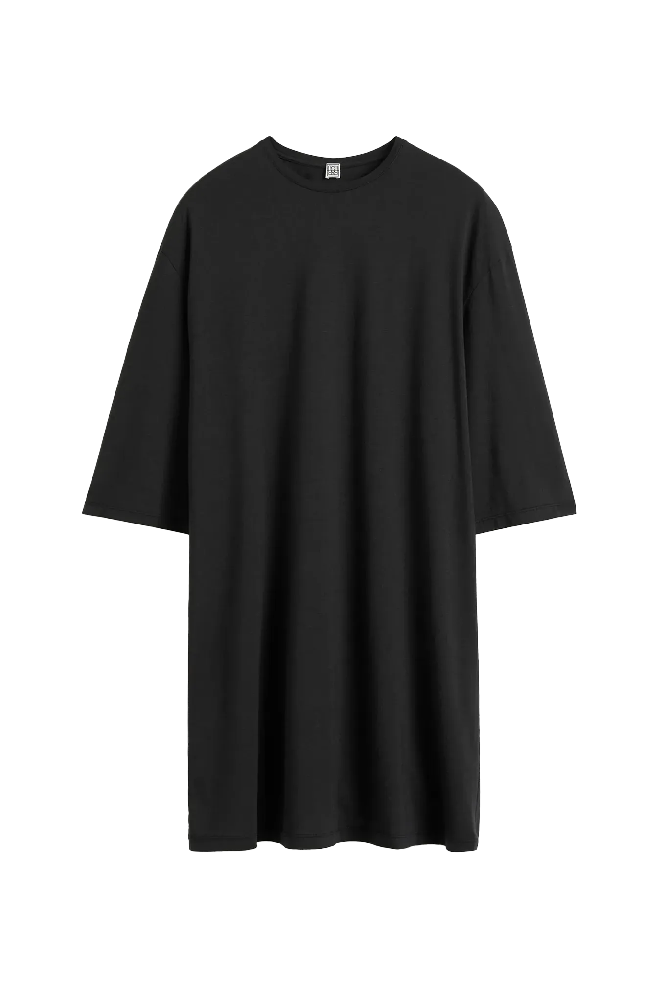Dress Relaxed Tee Dress in Black