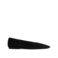 Ballerina Minimalist Suede in Black 