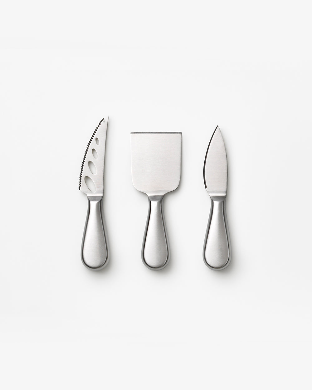 Cheese knife set - 3-piece stainless steel
