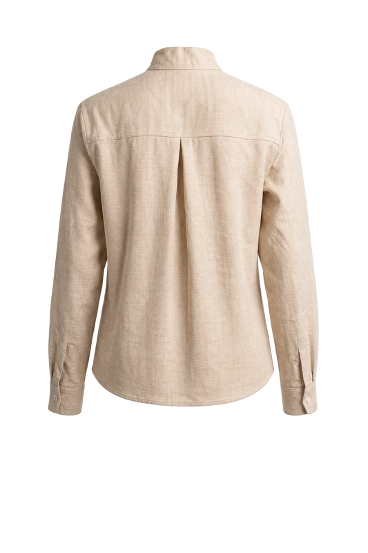 Bluse Colin in Taupe