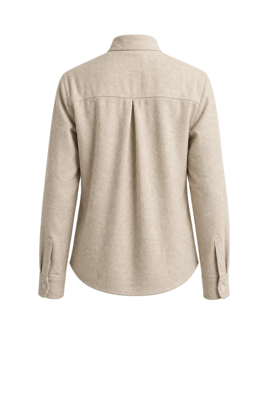 Bluse Colin in Taupe