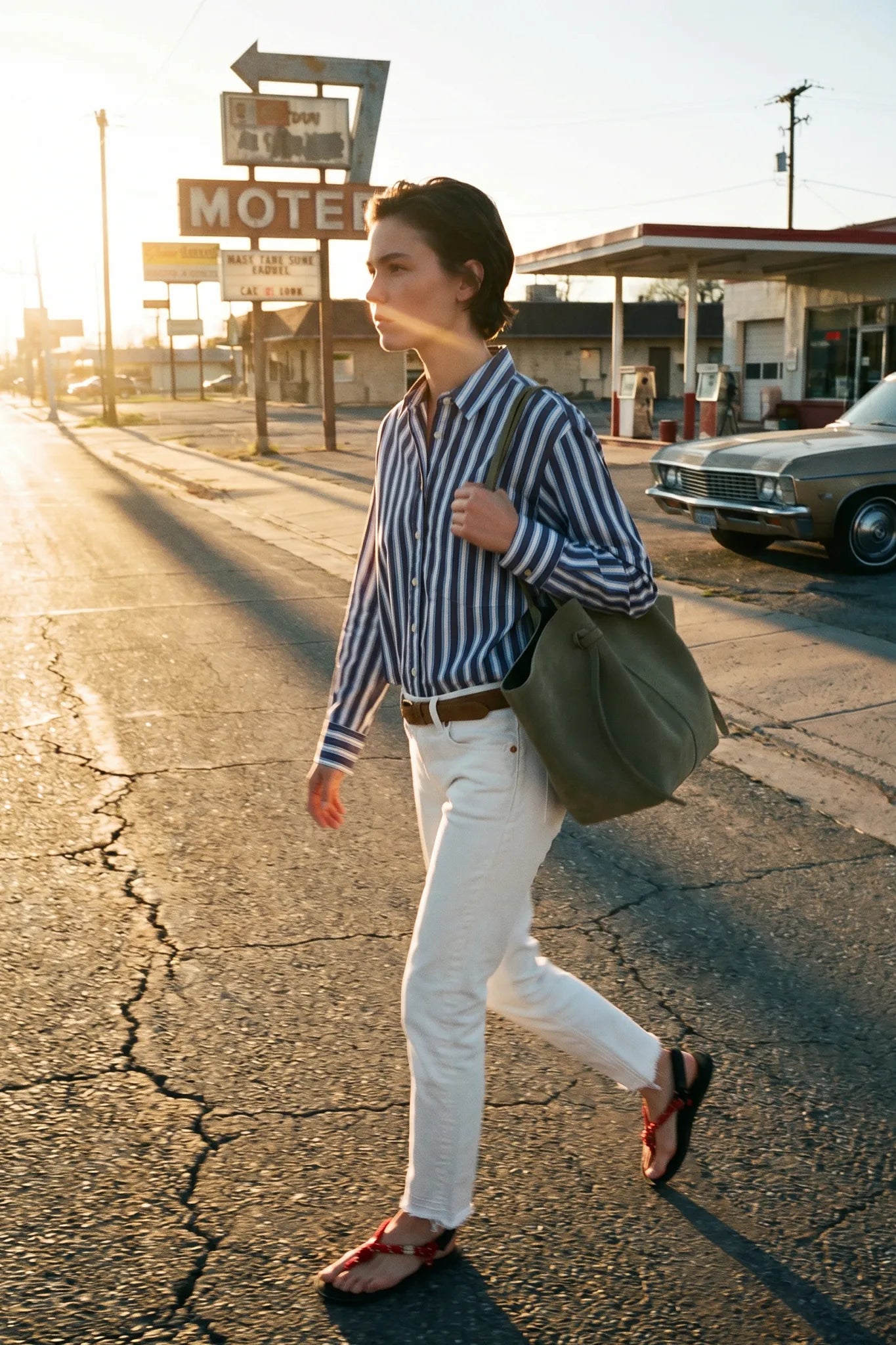 Bluse Jenna in Blue Stripe