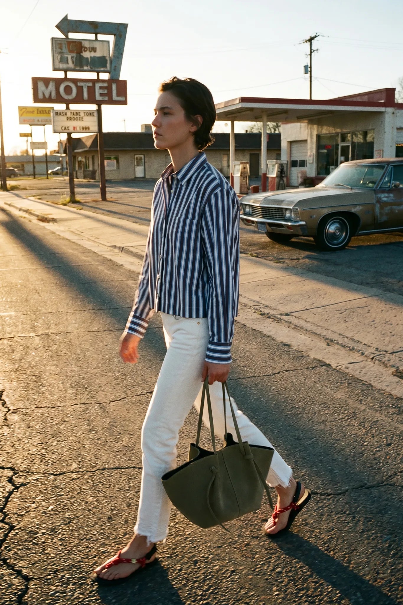 Bluse Jenna in Blue Stripe