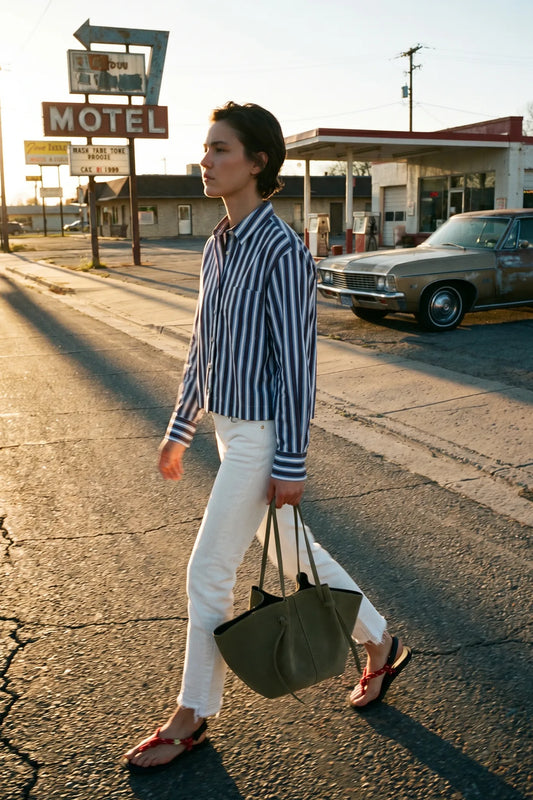 Bluse Jenna in Blue Stripe