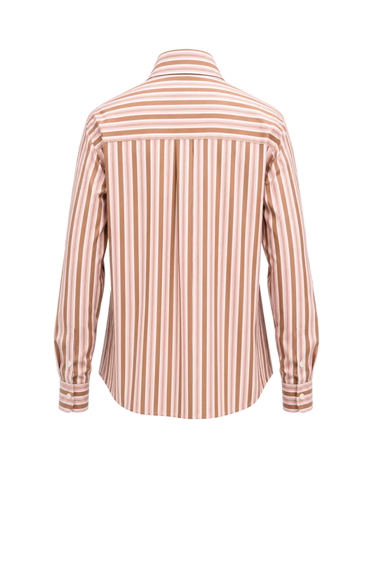 Bluse Zoe in Rosewood Stripe