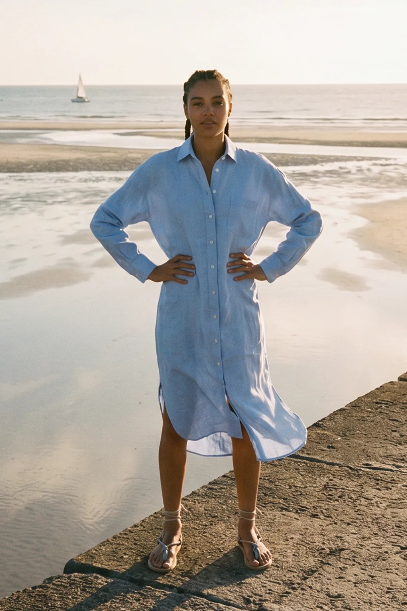 Kleid Mila in Sky