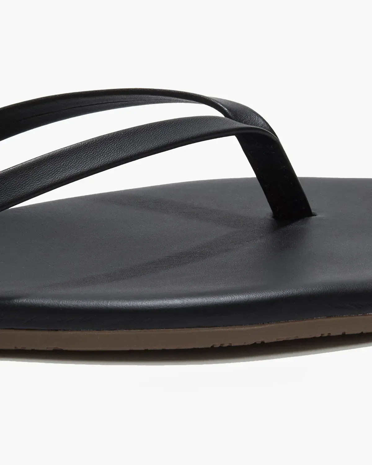 Flip-Flops Square Toe Lily in Black