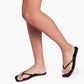 Flip-Flops Square Toe Lily in Black