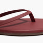 Flip-Flops Square Toe Lily in Burgundy