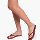 Flip-Flops Square Toe Lily in Burgundy