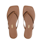 Flip-Flops Square Toe Lily in Ganache