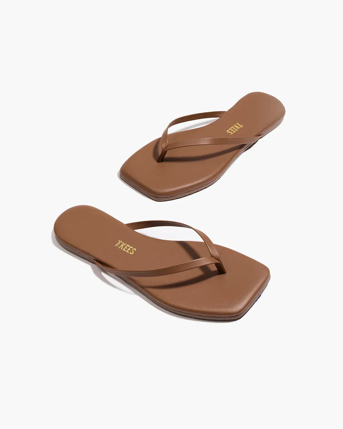 Flip-Flops Square Toe Lily in Ganache