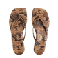 Flip-Flops Square Toe Exotics in Coco Snake