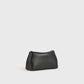 Clutch Mini T-Lock Leather in Black