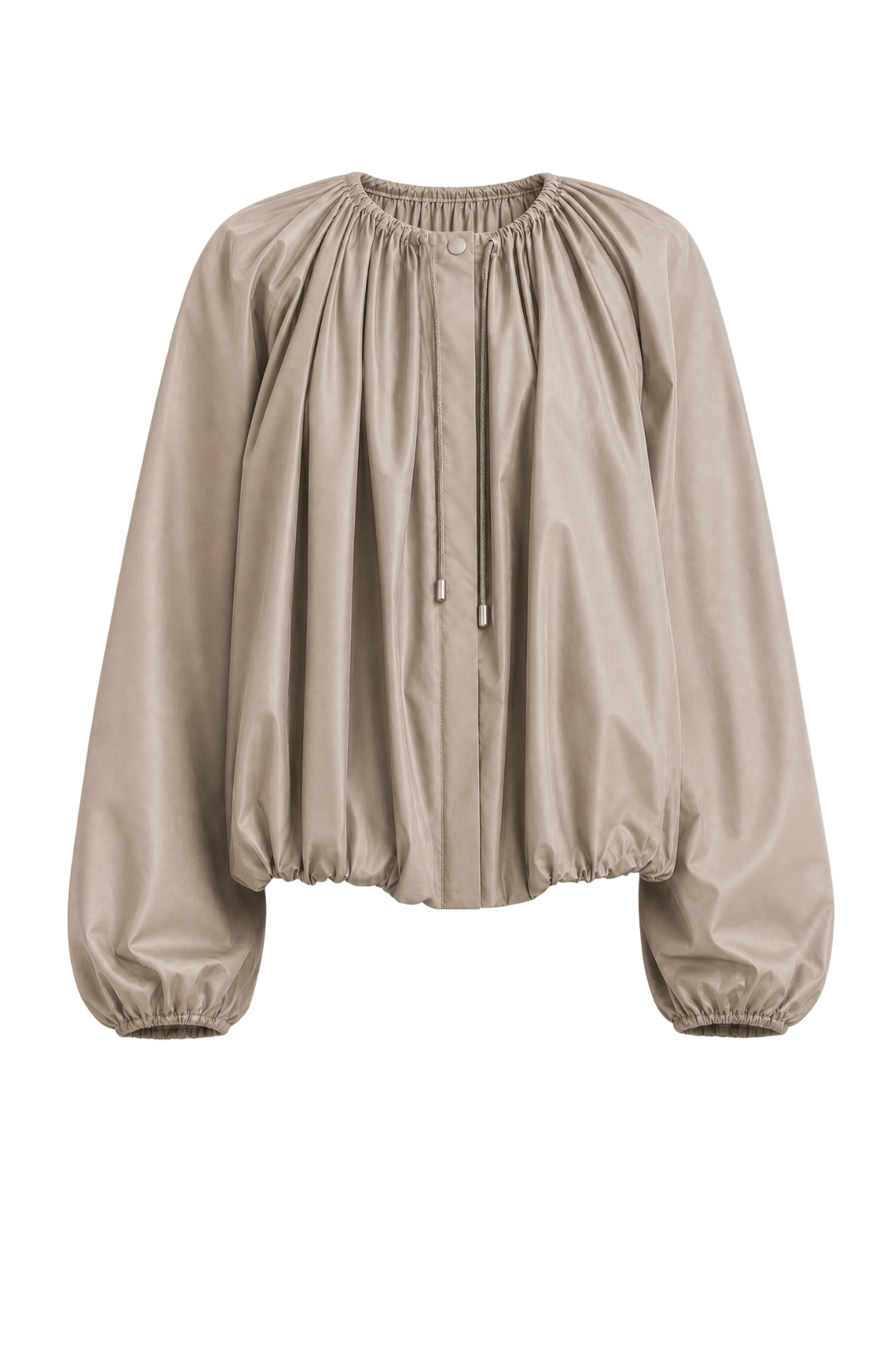 Jacke Gathered Parachute in Rock