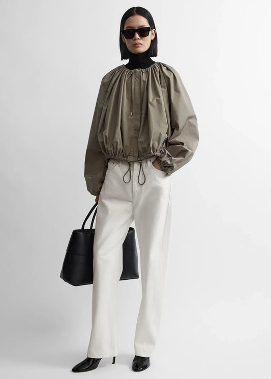 Jacke Gathered Parachute in Rock