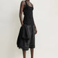 Hose Monogram Silk PJ Culottes in Black