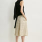 Hose Monogram Silk PJ Culottes in Ivory