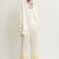 Hose Satin Drawstring in White